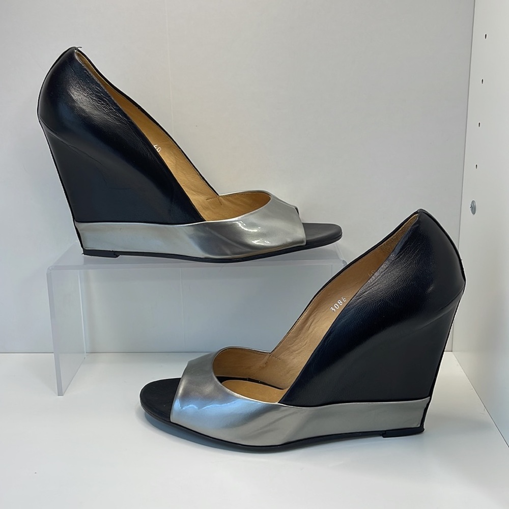 Premiata Wedge Peep-toe Sandals Size 40 EU/9 US